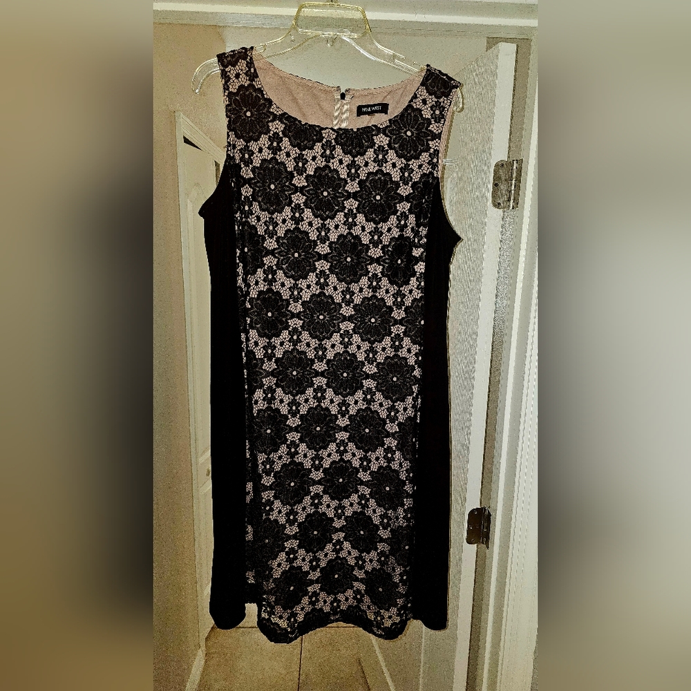 Black Cocktail Dress Size 16 Nine West